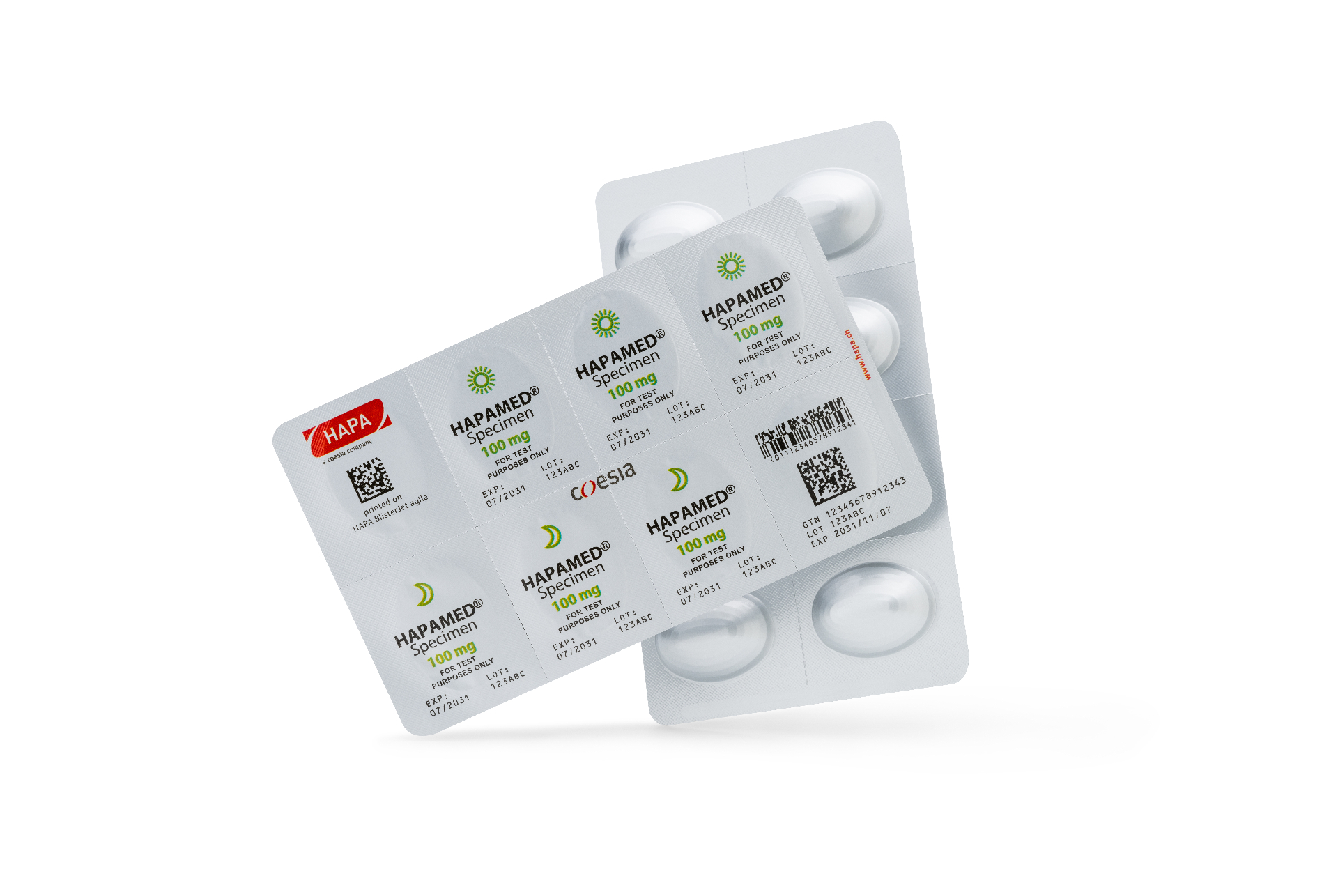 Blisters pharmaceutiques imprimés Hapa BlisterJet